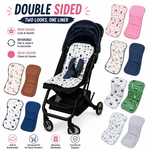 Baby pram liner soft double - pram,