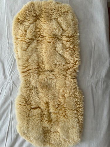 Natural wool pram - natural, buggy
